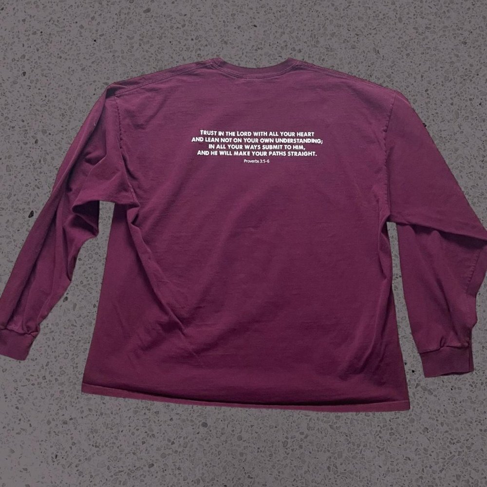 Y2k Christian Religious Long Sleeve Shirt - Picture 2 of 6